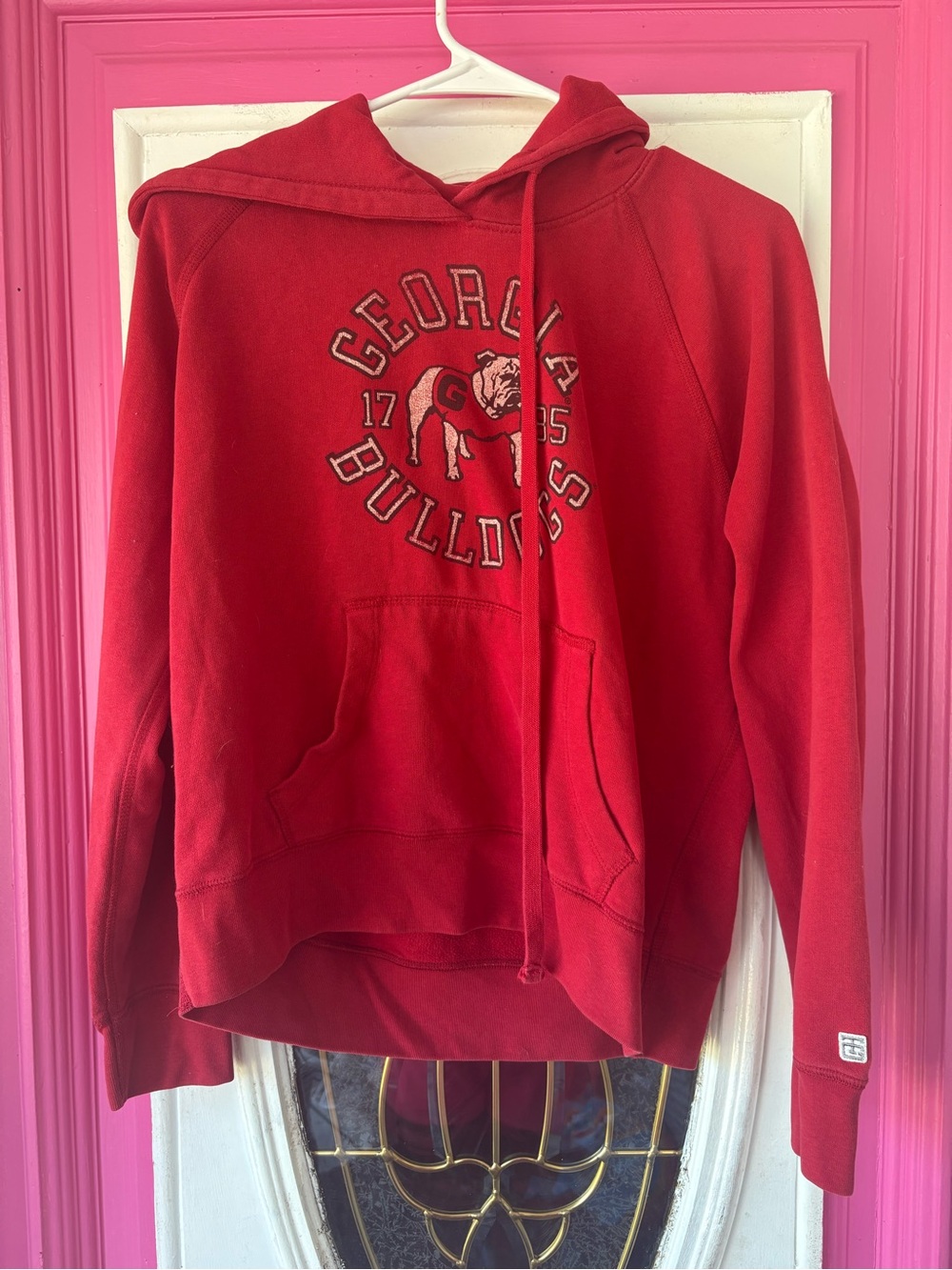 Georgia Bulldogs Red Pullover Hoodie Sweatshirt